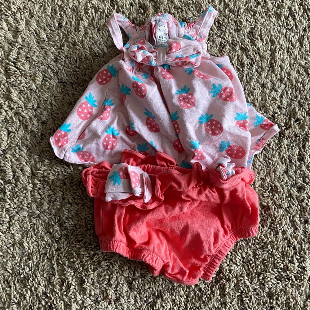 Koala Baby Dress outfit set 0-3 months